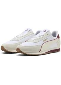 Sneaker Puma "St Miler Sneakers Erwachsene", Damen, Gr. 45, wei&szlig; (wei&szlig; warm vapor gray), Obermaterial: Kuhleder, Textil, Synthetik; Futter: Textil; Innensohle: Textil; Laufsohle: Gummi, Schuhe Sneaker