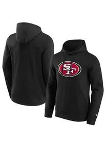 Kapuzenpullover Fanatics "Fanatics Hoodie San Francisco 49ers Primary Logo Graphic", Damen, Gr. XXL, schwarz, 80% Baumwolle, 20% Polyester, Pullover Kapuzenpullover