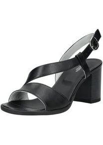 High-Heel-Sandalette Nero Giardini "Nero Giardini Sandalen Leder", Damen, Gr. 39, schwarz, Leder, Schuhe