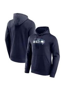 Kapuzenpullover Fanatics "Fanatics Hoodie Seattle Seahawks Primary Logo Graphic", Damen, Gr. XXL, blau, 80% Baumwolle, 20% Polyester, Pullover Kapuzenpullover