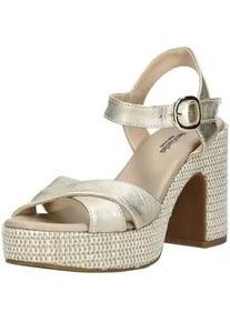 High-Heel-Sandalette Nero Giardini "Nero Giardini Sandalen Leder", Damen, Gr. 39, wei&szlig;, Leder, Schuhe