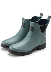 Gummistiefelette ELBSAND "Boots", Damen, Gr. 36, blau (petrol), Obermaterial: 100% Synthetik. Decksohle: 100% Textilmaterial. Futter: 100% Textilmaterial. Laufsohle: 100% Synthetik, unifarben, Schuhe, aus wasserdichtem Material, Gummistiefel, Schlupfstiefel