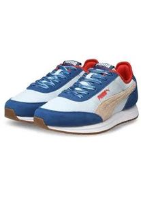 Sneaker Puma "R78 Lightwind Retro Run Sneakers Erwachsene", Damen, Gr. 41, beige (clyde royal canvas fierce rot blau beige), Obermaterial: Synthetik, Textil, Kuhleder; Futter: Textil; Innensohle: Textil; Laufsohle: Gummi, Synthetik, Schuhe Sneaker