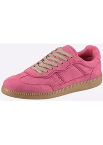 Sneaker Heine, Damen, Gr. 36, rosa (pink), Synthetik, Schuhe Sneaker