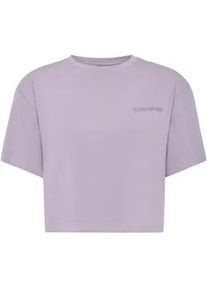 T-Shirt Plein Sport "Scratch", Damen, Gr. XXL, lila (73, lila), Obermaterial: 48% Modal, 47% Baumwolle, 5% Elasthan, Shirts T-Shirt