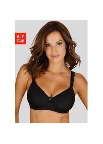 Minimizer-BH Nuance, Damen, Gr. 80, Cup C, schwarz, Microtouch, Obermaterial: 78% Polyamid, 18% Elasthan, 4% Polyester, BHs Minimizer-BH, mit B&uuml;gel & extraleichten Spacer-Schalen