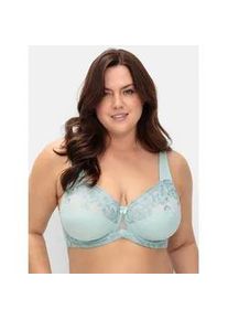 B&uuml;gel-BH sheego, Damen, Gr. 11,5, Cup E, gr&uuml;n (kalkmint), 50% Polyamid, 40% Polyester, 10% Elasthan, BHs B&uuml;gel-BH