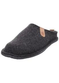 Hausschuh Rohde "Rohde Hausschuhe Filz", Herren, Gr. 41, grau, Filz, Schuhe Hausschuh