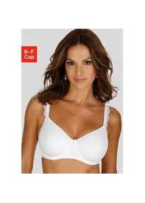Minimizer-BH Nuance, Damen, Gr. 90, Cup F, wei&szlig;, Microtouch, Obermaterial: 78% Polyamid, 18% Elasthan, 4% Polyester, BHs Minimizer-BH, mit B&uuml;gel & extraleichten Spacer-Schalen