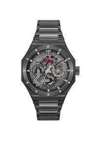 Hugo "GRAIL SKELETON" Armbanduhr, Quarzuhr, Herrenuhr, Datum, Edelstahlarmband