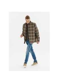 Fleeceshirt WHISTLER "Hobbis", Herren, Gr. XXL, braun, 60% Baumwolle, 40% Polyester, gestreift, unifarben, normal, ohne Ausschnitt, Shirts, mit zwei praktische Seitentaschen