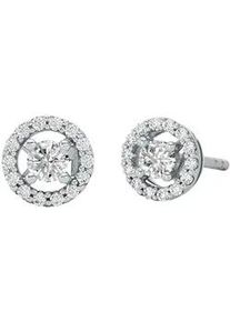 Paar Ohrstecker Michael Kors "Schmuck Geschenk Silber 925 Ohrringe PREMIUM", silber (silberfarben, kristallwei&szlig;, kristallwei&szlig;), Ohrringe, Damen, 6,5mm, Silber 925 (Sterlingsilber), mit Zirkonia (synth.)