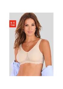 Entlastungs-BH Nuance, Damen, Gr. 105, Cup B, braun (toffee), Spitze, Obermaterial: 85% Baumwolle, 10% Polyamid, 5% Elasthan, BHs Entlastungs-BH, ohne B&uuml;gel aus angenehmer Baumwolle, Topseller