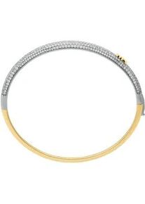 Armreif Michael Kors "Schmuck Geschenk Metall Armkette PREMIUM", gold (gelbgoldfarben, kristallwei&szlig;), Armb&auml;nder, Damen, 17,8cm,mit Zirkonia, Metall, Armreif, wahlweise mit oder ohne Zirkonia