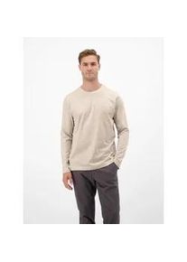Longsweatshirt Lerros "Basic-Longsleeve", Herren, Gr. XXL, sanftes wei&szlig;, 100% Baumwolle, Sweatshirts