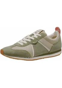 Sneaker Tamaris "Tamaris Sneaker Leder/Textil", Damen, Gr. 38, sage, Leder, Textil, Schuhe Sneaker