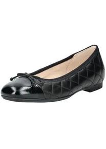 Ballerina Gabor COMFORT "Gabor Comfort Ballerinas Nappaleder", Damen, Gr. 40, schwarz, Nappaleder, Schuhe Ballerina