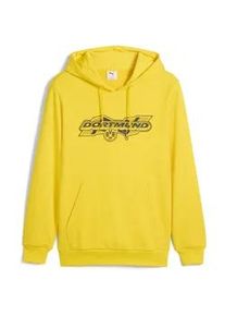 Hoodie Puma "Borussia Dortmund FtblCulture Hoodie Herren", Herren, Gr. L, faster gelb schwarz, Obermaterial: 68% Baumwolle, 32% Polyester; Kapuzenfutter: 100% Baumwolle; Rippe: 3% Elasthan, 97% Baumwolle, normal, Sweatshirts Hoodie