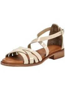 Riemchensandale Pavement "Pavement Sandalen Leder", Damen, Gr. 39, schwarz, Leder, Schuhe Riemchensandale