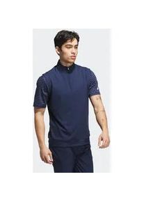 Funktionsweste Adidas PERFORMANCE "ULT CLS QZ VST", Herren, Gr. S, blau (collegiate navy), Obermaterial: 79% Polyester, 21% Elasthan, normal, Westen Funktionsweste, aus Polyester und Elasthan, sportlicher Stil, mit Rei&szlig;verschluss