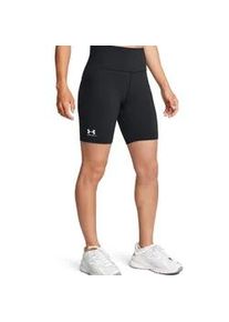 Radlerhose Under Armour, Damen, Gr. L, N-Gr, wei&szlig; (schwarz,, wei&szlig;), Obermaterial: 58% Baumwolle, 32% Polyester, 10% Elasthan, Hosen Radlerhose