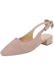Pumps Peter Kaiser "Peter Kaiser Pumps Veloursleder", Damen, Gr. 38,5, mauve, Veloursleder, Schuhe Pumps