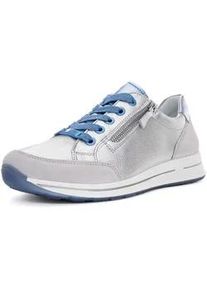 Sneaker Ara "Ara Sneaker Leder", Damen, Gr. 39, grau, Leder, Schuhe Sneaker