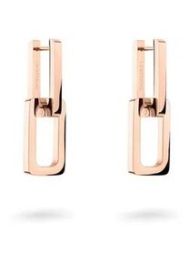 Paar Creolen Liebeskind Berlin "Schmuck Geschenk Edelstahl Ohrringe The Mini Link", rosa (ros&eacute;goldfarben), Ohrringe, Damen, 10mm, Edelstahl, Einh&auml;nger abnehmbar
