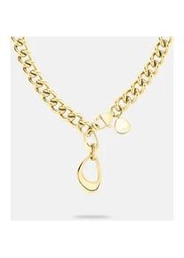 Kette mit Anh&auml;nger Liebeskind Berlin "Schmuck Geschenk Edelstahl Halskette The Organic", gold (gelbgoldfarben), Halsketten, Damen, Edelstahl, L: 38 B: 6mm, B:6mm