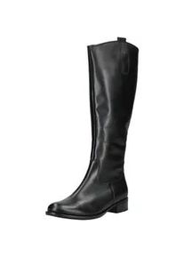 Stiefel Gabor "Gabor Stiefel Glattleder", Damen, Gr. 40, schwarz, Glattleder, Schuhe Stiefel