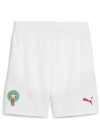 Sporthose Puma "Marokko 2025 Shorts Herren", Damen, Gr. XXL, Normalgr&ouml;&szlig;en, wei&szlig; fast gr&uuml;n rot, Obermaterial: 100% Polyester, colorblocking, regular fit, Hosen Sporthose