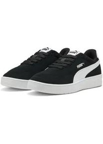 Sneaker Puma "Court Lally Sneakers Damen", Damen, Gr. 36, wei&szlig; (schwarz, wei&szlig;), Obermaterial: Textil, Kuhleder, Synthetik, Leder; Futter: Textil; Innensohle: Textil; Laufsohle: Gummi, Schuhe Sneaker