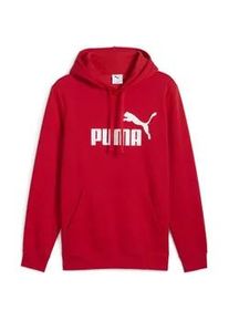 Hoodie Puma "Essentials No. 1 Logo Hoodie Herren", Herren, Gr. L, rot (for all time rot), Obermaterial: 66% Baumwolle, 34% Polyester; Kapuzenfutter: 100% Baumwolle; Rippe: 3% Elasthan, 97% Baumwolle, normal, Sweatshirts Hoodie