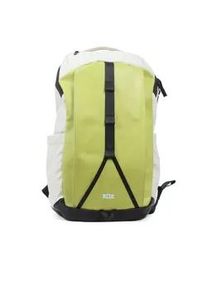 Laptoprucksack MARGELISCH "LIRN 1", Damen, Gr. B/H/T: 26cm x 45cm x 16cm, onesize, lime, sanftes wei&szlig;, Polyethylen, Rucks&auml;cke Laptoprucksack, mit recyceltem PET