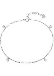 Glanzst&uuml;cke M&uuml;nchen Fu&szlig;kette GLANZST&Uuml;CKE M&Uuml;NCHEN "GSM488", silber, Fu&szlig;ketten, Damen, Silber 925 (Sterlingsilber), aus Sterling Silber