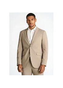 Anzugsakko LINDBERGH "Anzugjacke Modern Fit", Herren, Gr. 52, sand mel, Obermaterial: 67% Polyester, 28% Viskose, 5% Elasthan; Futter: 98% Polyester, 2% Elasthan, Sakkos