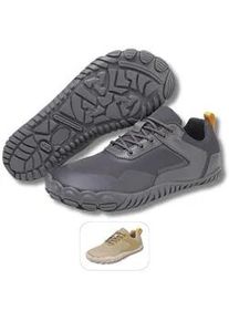 Barfu&szlig;schuh DOTALES "Ridgestep Barfu&szlig;schuhe Winterstiefel Damen & Herren &ndash; Exklusiv &", Herren, Gr. 41, Normalschaft, grau, Polyester, Textil, Schuhe Barfu&szlig;schuh, Minimalschuhe