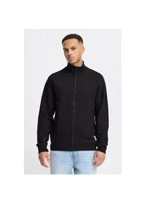 Sweatjacke Blend "BHAndre", Herren, Gr. L, schwarz, Sweatware, 60% Baumwolle, 40% Polyester, unifarben, Basic, normal normal, hoch geschlossener Ausschnitt, Rippb&uuml;ndchen, Sweatjacken Sweatjacke, Klassische Sweatjacke mit Stehkragen