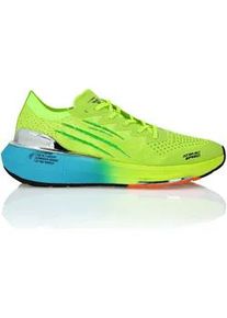 Sneaker Plein Sport "Lo-Top Turnschuhe", Herren, Gr. 48, Normalschaft, 2908, gelb fluo, middle blau, Schuhe Sneaker