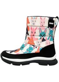 Schn&uuml;rboots DOGO "Nortia Winterboot / Snowboot Damen Stiefeletten", Damen, Gr. 39, Normalschaft, orange, Polyurethan, Schuhe Schn&uuml;rboots, Handgefertigt