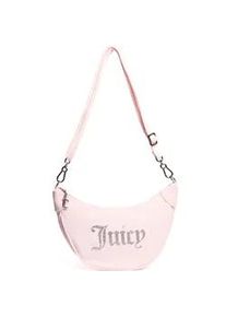 Schultertasche Juicy Couture "KIMBERLY M. HOBO Damen", Damen, Gr. B/H/T: 11cm x 23cm onesize, juicy pink, Polyester, Taschen Schultertasche, Schultertasche Damen, Shopper, Handtasche, Fashion, Lifestyle, Sale