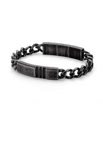 Armband Fynch-Hatton "Schmuck Geschenk Edelstahl Armkette Curb Chain", braun (antikfarben), Armb&auml;nder, Herren, 18,5cm, Edelstahl, Armband