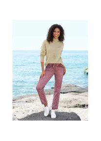 Strickpullover Heine "Pullover", Damen, Gr. 36, beige (beige, meliert), 76% Polyacryl, 12% Polyamid, 10% Wolle, 2% Elasthan, unifarben, Pullover Strickpullover