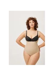 Body YSABEL MORA, Damen, Gr. XL, N-Gr, beige, Obermaterial: 73% Polyamid, 27% Elasthan, figurbetont, Bodys Body, Spitze, mittlerer Shape-Effekt, elastisch, weich, bequem