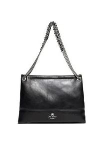 Shopper Juicy Couture "SOPHIE DOUBLE HANDLE Damen", Damen, Gr. B/H/T: 27cm onesize, schwarz, Polyurethan, Taschen Shopper, Tragetasche Damen, Shopper, Einkaufstasche, Fashion, Lifestyle, Sale