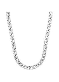 Panzerkette Amor, edelstahlfarben, Halsketten, Herren, Edelstahl, L: 50 B: 8mm, Panzerkette, B:8mm