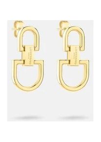 Paar Ohrstecker Liebeskind Berlin "Schmuck Geschenk Edelstahl Ohrringe The D-Link", gold (gelbgoldfarben), Ohrringe, Damen, Edelstahl