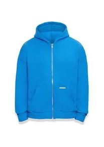 Sweatjacke DROPSIZE "Dropsize Herren Bazix Republiq Super Heavy Blank Zip-Hoodie", Herren, Gr. XXL, royalblau, 80% Baumwolle, 20% Polyester, unifarben, Sweatjacken Sweatjacke