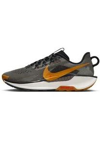 Laufschuh Nike "Nike REACTX PEGASUS TRAIL 5", Herren, Gr. 42,5, schwarz, desert ochre, fir, college grau, Synthetik, Textil, Schuhe Laufschuh