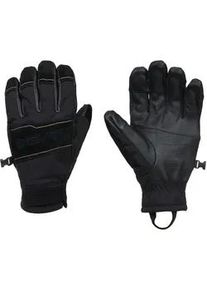 Fleecehandschuhe Quiksilver "Squad Glove", Herren, Gr. L, schwarz, Leder, Handschuhe